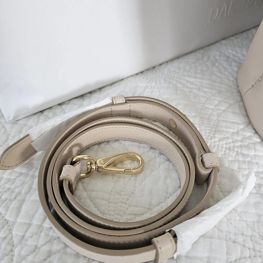 Prada Cream Leather Top-Handle Tote - Picture 8 of 9